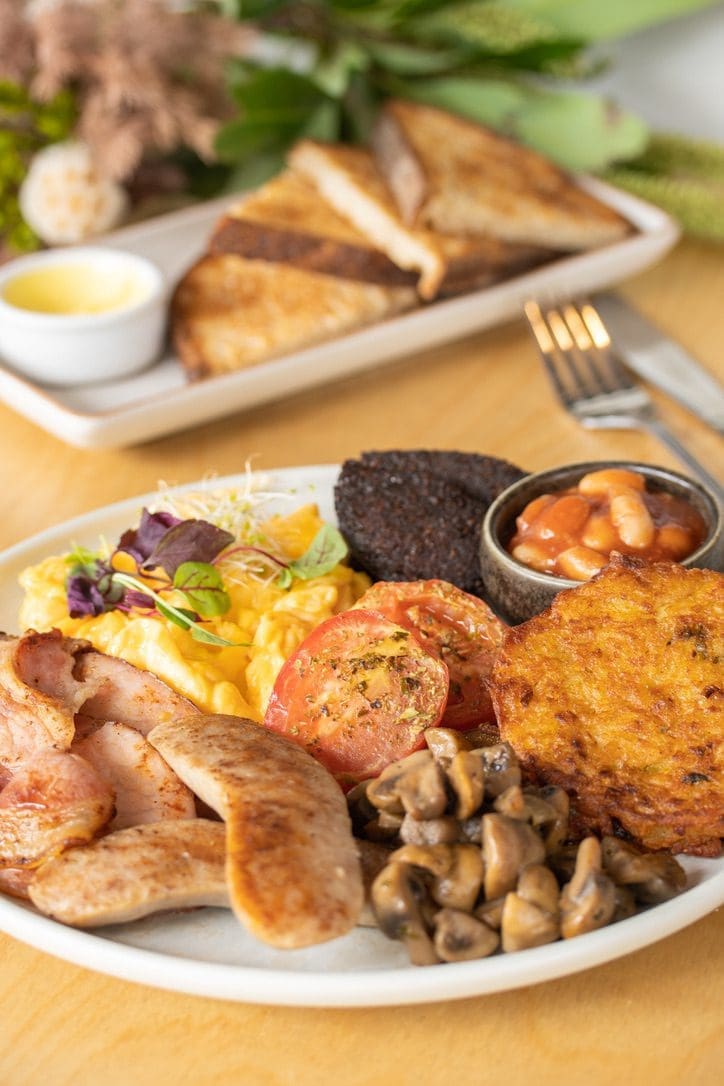 full English breakfast an example of food photography