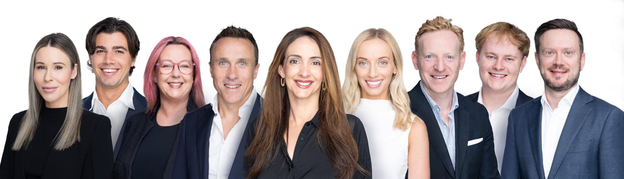 Composite headshot team created by professional headshot photographer Georgie Greene in Sydney NSW