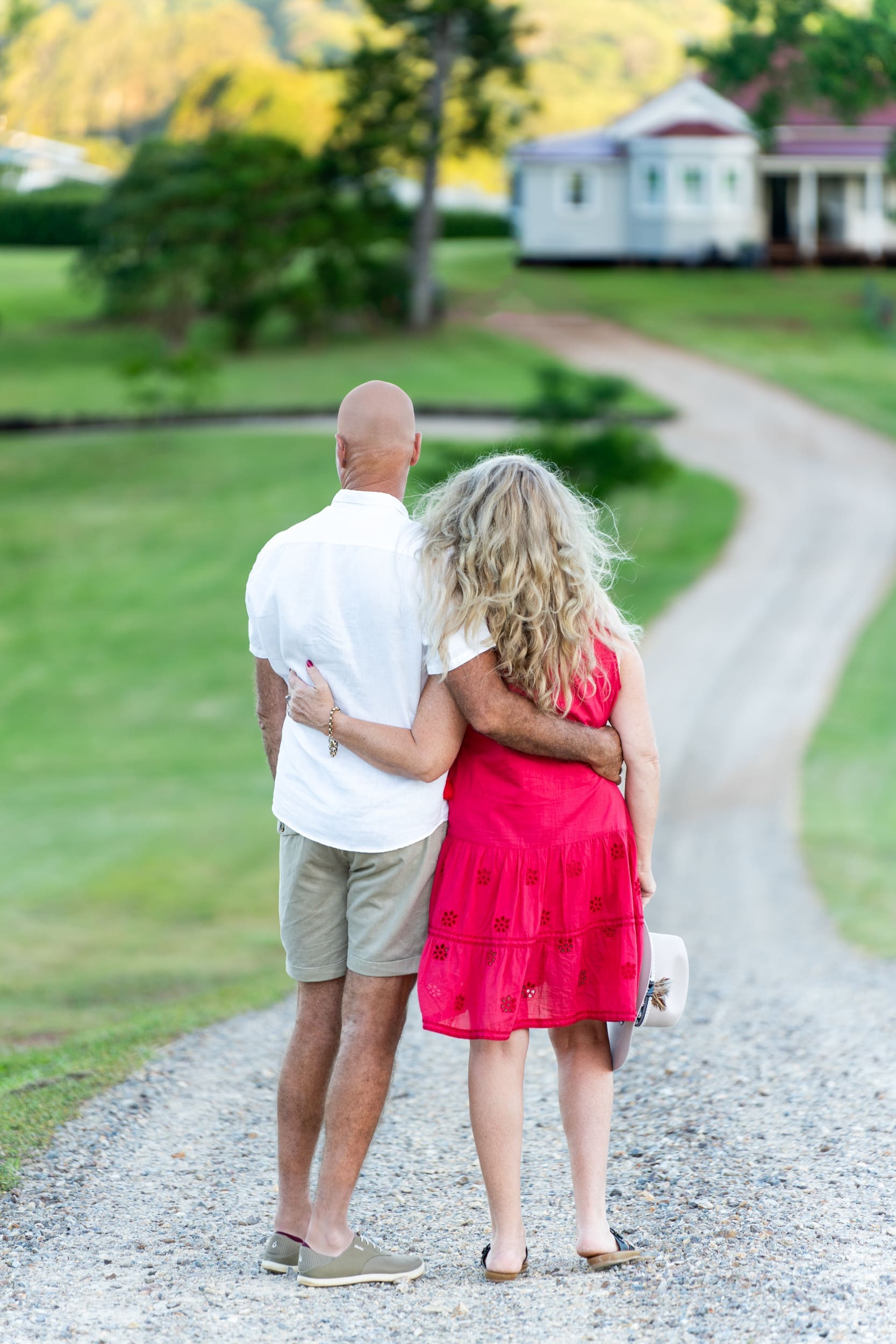 Ex: Portrait of Craig and Nicole at Their Byron Bay Luxury Farm Stay Heartwood Farm NSW