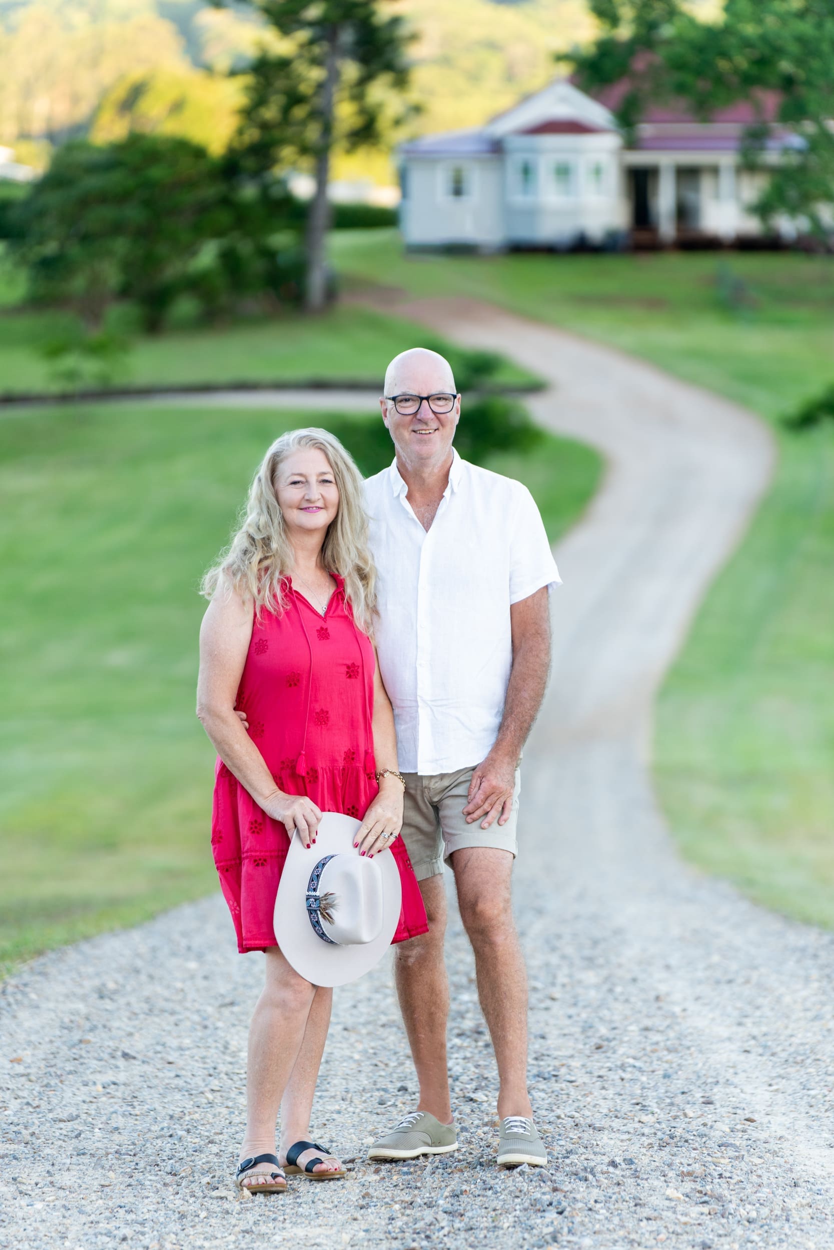 Ex: Personal Branding Photos of Craig and Nicole at Their Byron Bay Luxury Farm Stay Heartwood Farm NSW