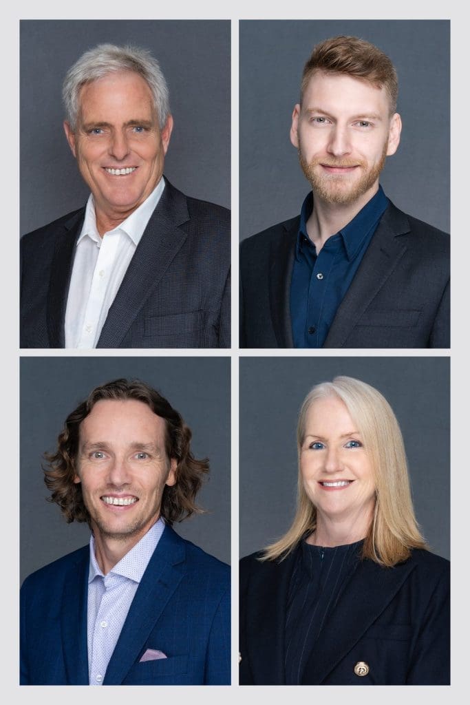 a grid of executive team headshots taken by Sydney headshot photographer Georgie Greene in Sydney NSW