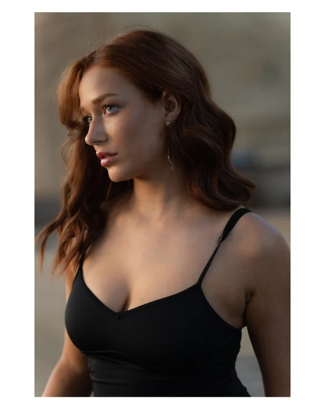 When the stars align with incredible sunset light, location and model, you can't go wrong and create some lovely portraits. I've realised I am definitely more of a portrait photographer than a fashion photographer. But I love to highlight the beauty of a model.